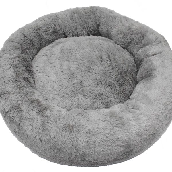 Cama Donut Antiestrés Gris